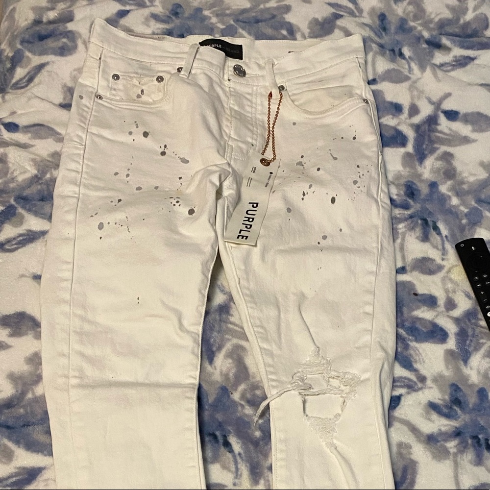 Purple brand jeans skinny size 29 mens white